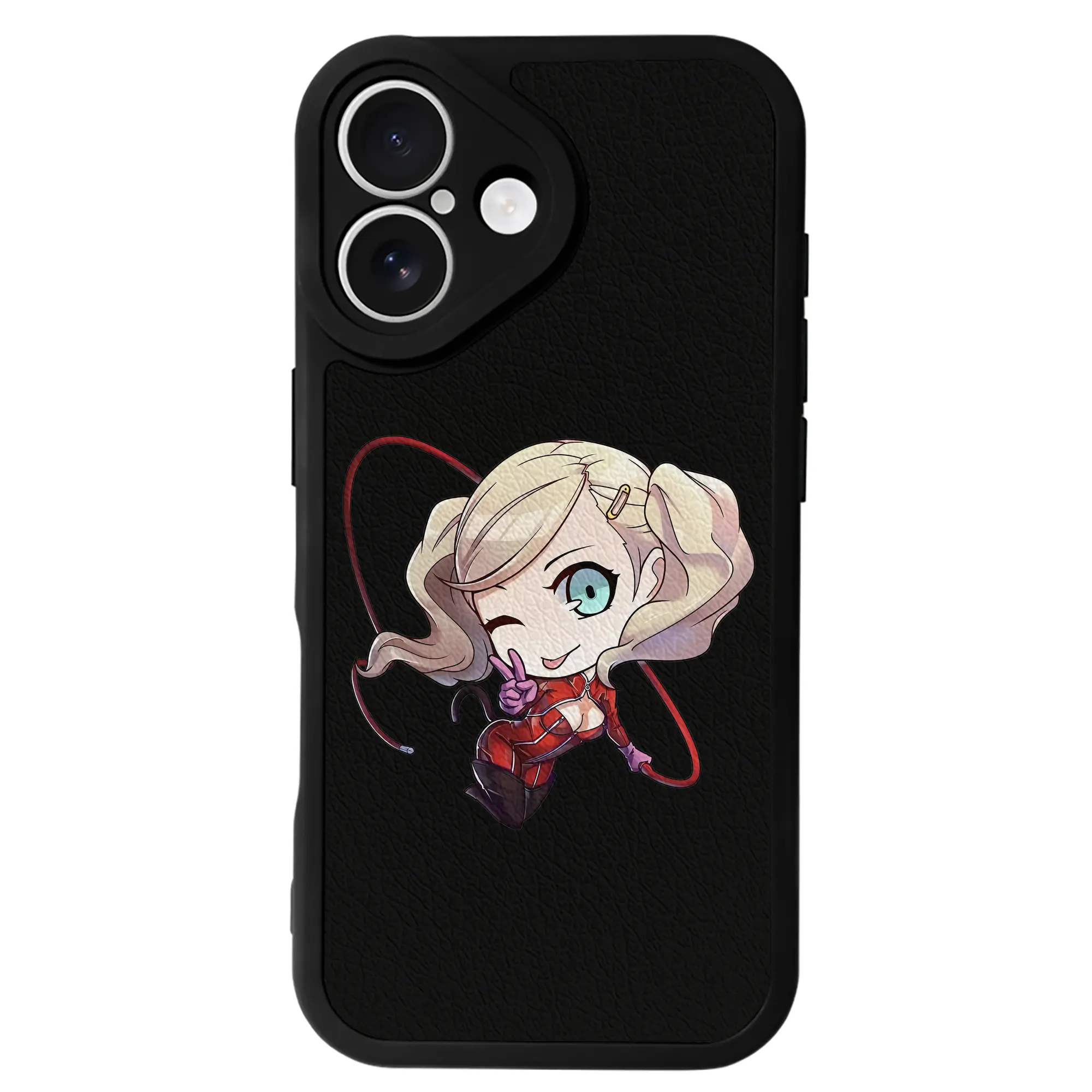 ペルソナ グッズ,高巻杏 - IPhone 16シリーズ対応 ・ シリコンスマホケース ・ レザー調 ・ 高精度フィット ・ 耐衝撃 ・ ワイヤレス充電対応 ・ 精密カット